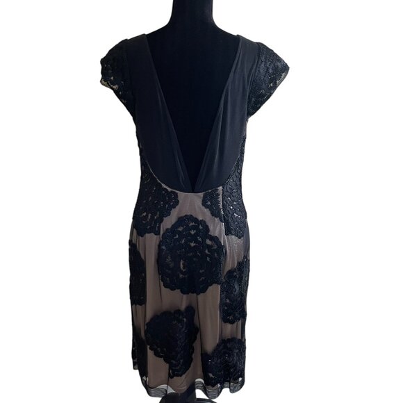 Sue Wong Nocturne Embellished Illusion Dress – Size 14 - Picture 3 of 16